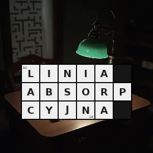 Hasło krzyżówkowe ciemna lub jasna linia w jednolitym ciągłym widmie powstającą wskutek nadmiaru lub deficytu fotonów w porównaniu z pobliskimi częstotliwościami w wąskim zakresie częstotliwości - linia absorpcyjna – rozwiązanie, synonimy, podpowiedzi i definicje krzyżówkowe